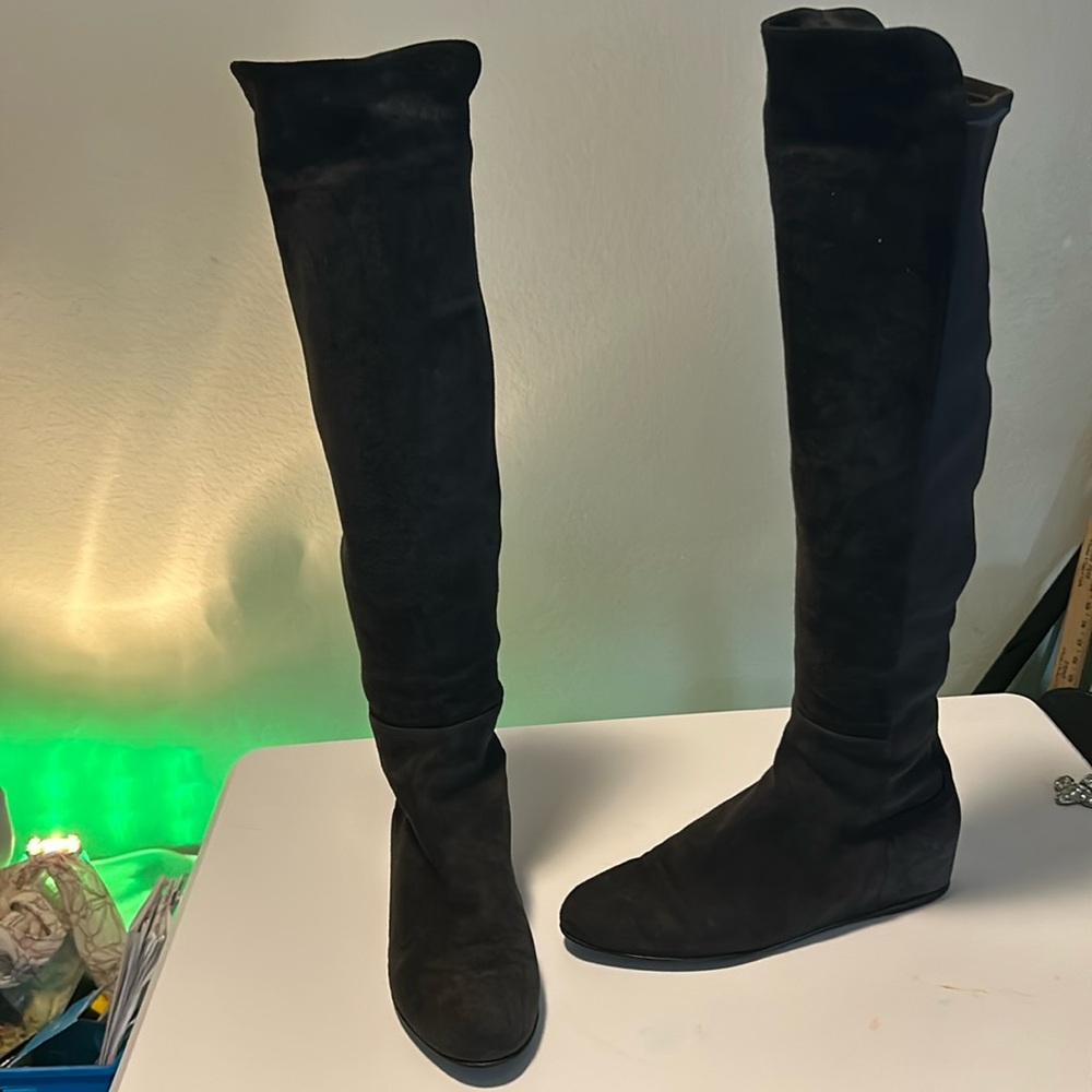 GUC, Stuart Weitzman wedge boots